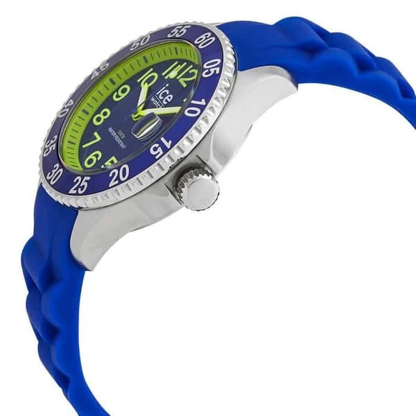 Montre Ice Watch - Barn - 020363 - Armband i Blått Silikon - Vattentät 10 Atm