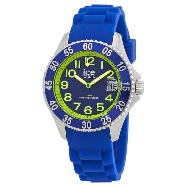 Montre Ice Watch - Barn - 020363 - Armband i Blått Silikon - Vattentät 10 Atm