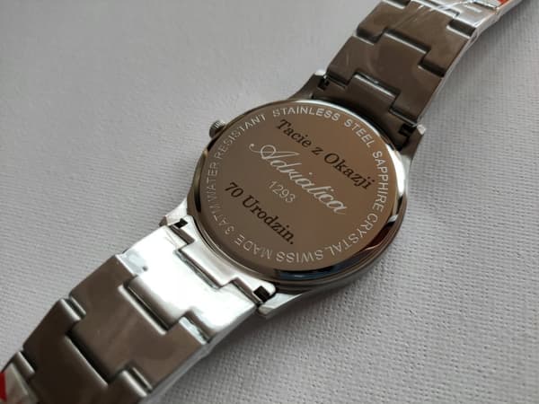 NY ORIGINAL ADRIATICA Herrklocka A8309.R116A + Gravyr