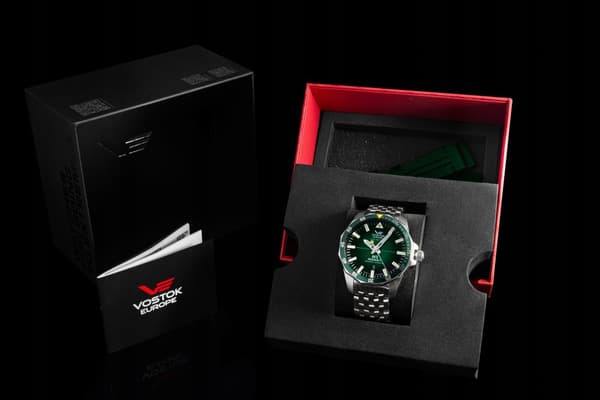 Ny original herrklocka Vostok Europe YN55-592C760 South Pole Solar