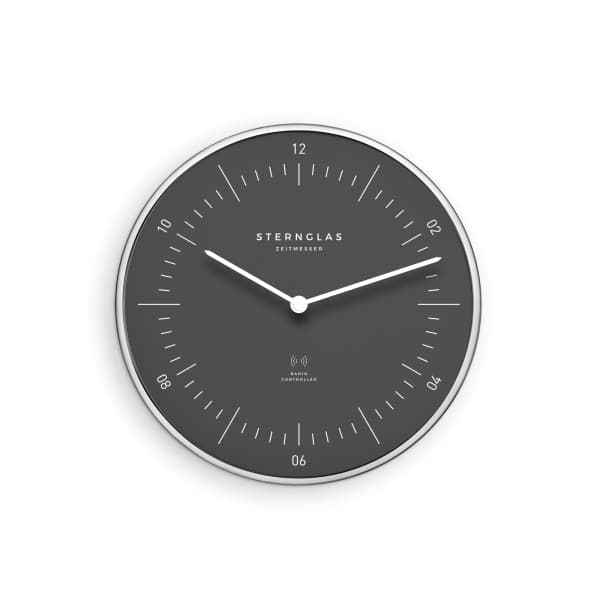 Sternglas Naos radiostyrd väggklocka, 30 cm