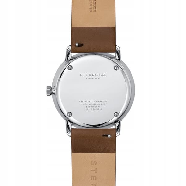 Uusi alkuperäinen miesten kello Sternglas S01-NA01-PR04 Naos classic + kaiverrus