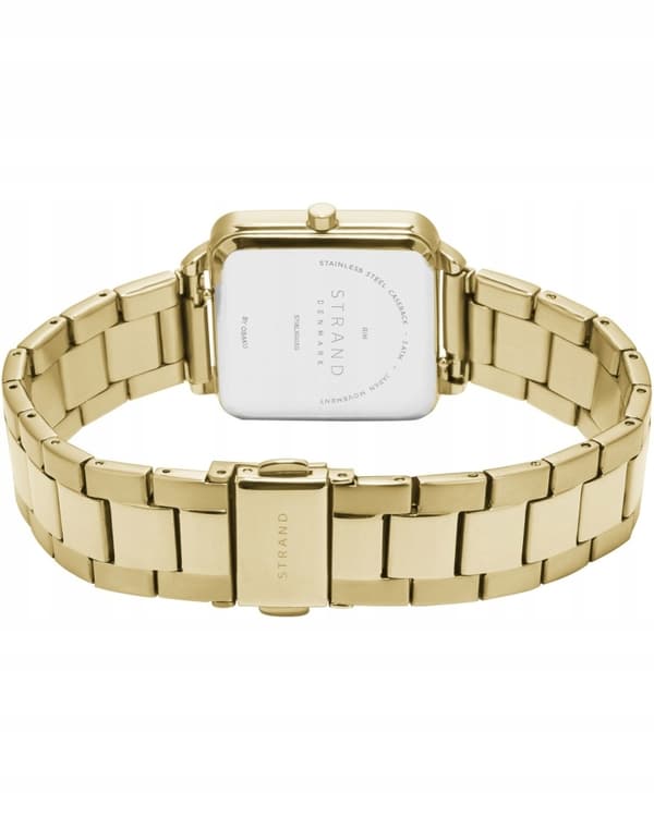 Nyt originalt dameur Strand by Obaku S718LXGGSG guld, æske