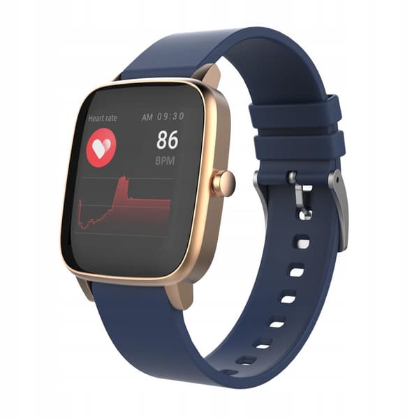 Ny original herrklocka med pulsmätare i silikon, Strand by Obaku
