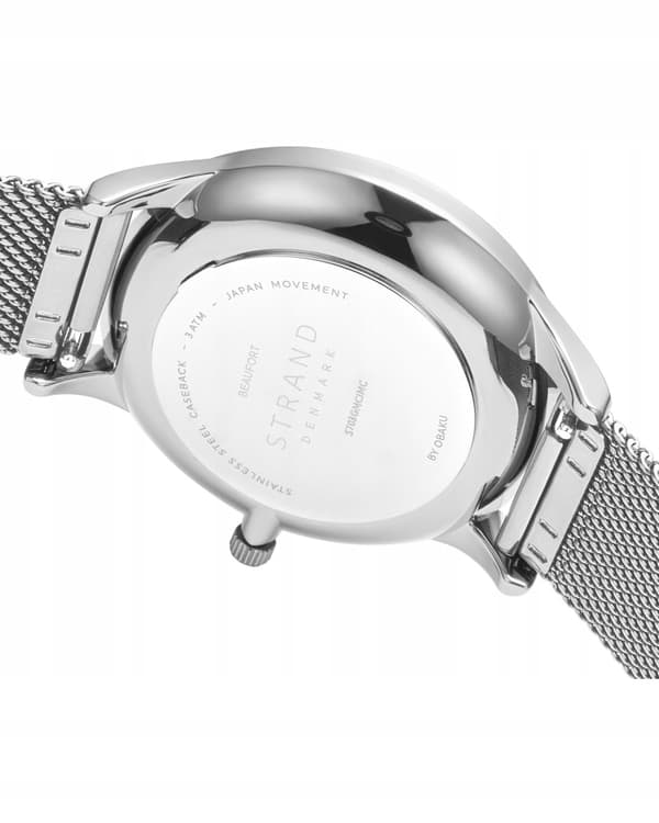 Ny original herrklocka Strand by Obaku S703GMCIMC silver, låda