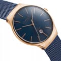 Pikkukuva 5 / 11: Uusi alkuperäinen miesten rannekello Strand by Obaku S701GDVLML sininen, laatikko