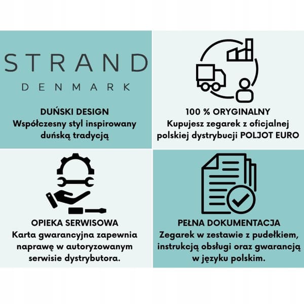 Nyt originalt dameur Strand by Obaku S700LXVBMB-DB sort, æske