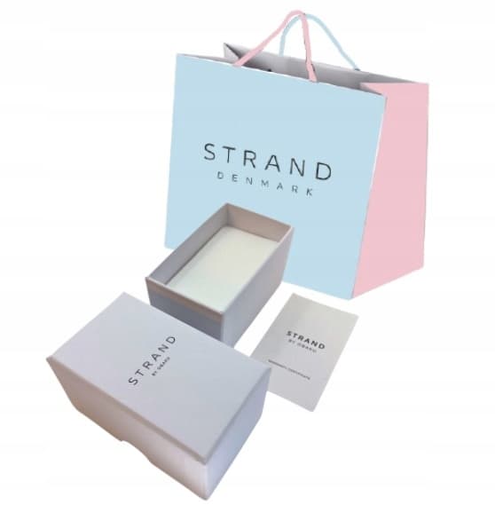 Nyt originalt dameur Strand by Obaku S700LXVBMB-DB sort, æske