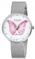 Pikkukuva 1 / 10: Uusi alkuperäinen naisten rannekello Strand by Obaku S700LXCWMC-DBP hopea, laatikko
