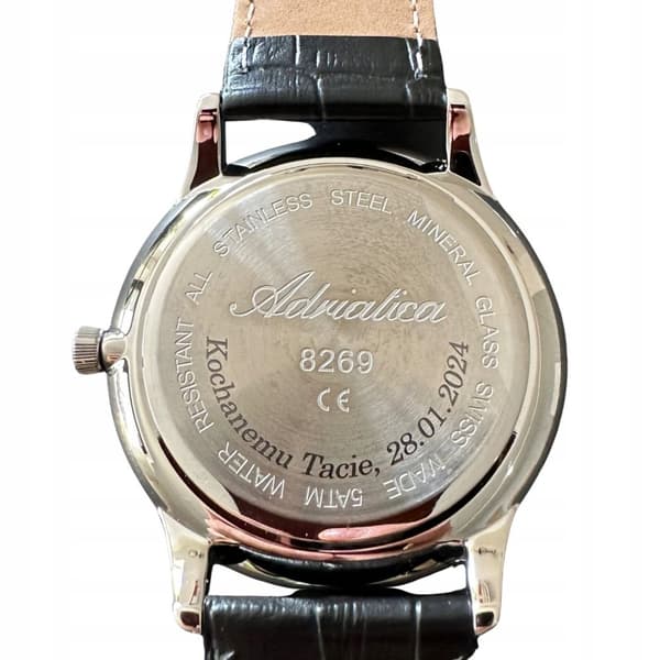 NY ORIGINAL Herrklocka ADRIATICA A8327.1117Q guld