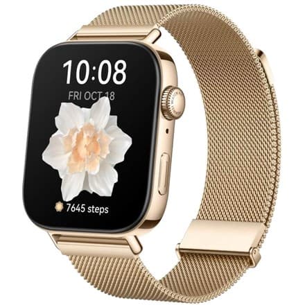 Huawei WATCH FIT 3 | Smartklocka | GPS (satellit) | AMOLED | Vattentät | Guld
