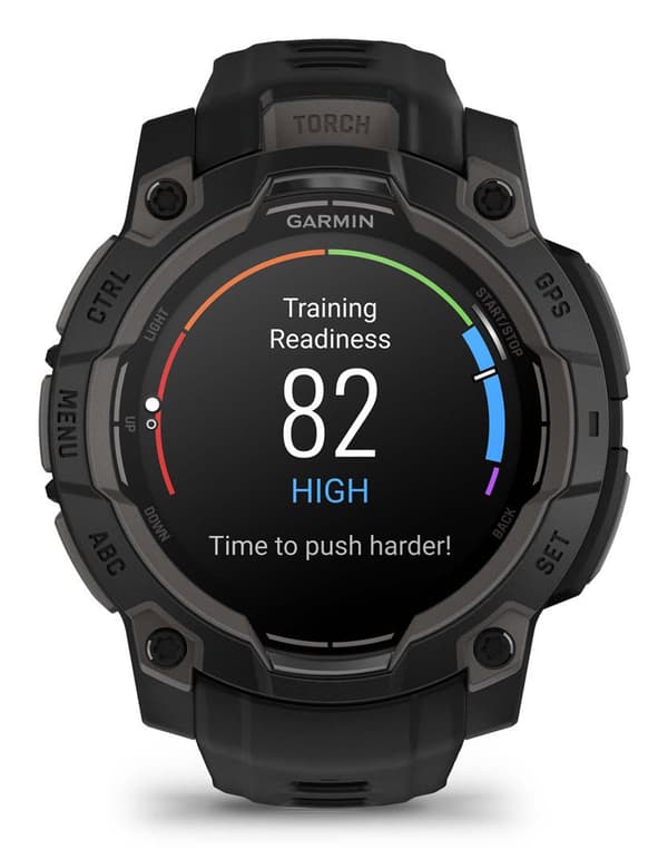 Garmin Instinct 3 AMOLED 3,05 cm (1,2 tum) 45 mm Digital 390 x 390 pixlar Pekskärm Svart GPS (satellit)