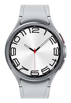 Samsung Galaxy Watch6 Classic 47 mm digital touchskærm 4G sølv
