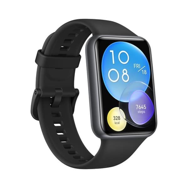 Huawei WATCH FIT 2 4,42 cm (1,74 tum) AMOLED 33 mm Digital 336 x 480 pixlar Pekskärm Svart GPS (satellit)