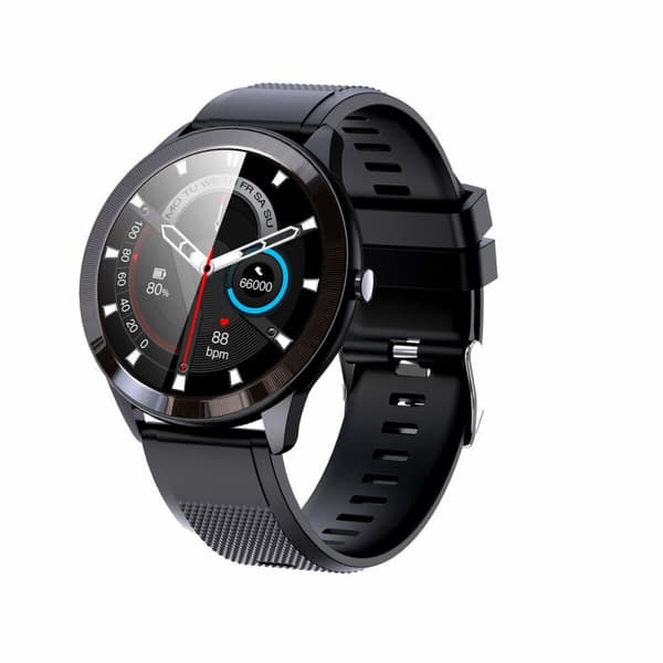 Smartklokke LEOTEC Wave Svart IPS 200 mAh Bluetooth 5.0 1,28"