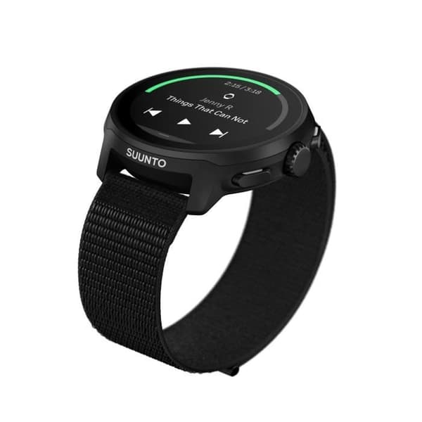 Sportig GPS-klocka - SUUNTO RUN ALL BLACK - Amoled - Höjdmätare