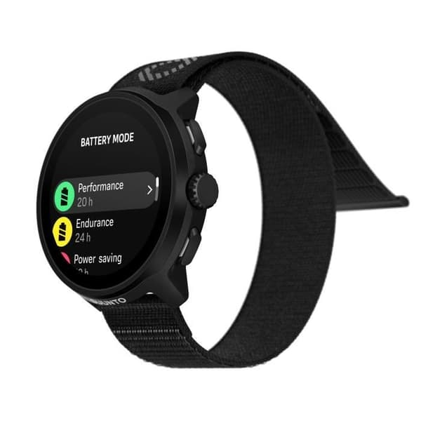 Sportig GPS-klocka - SUUNTO RUN ALL BLACK - Amoled - Höjdmätare
