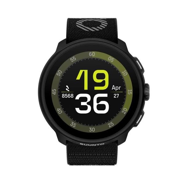 Sportig GPS-klocka - SUUNTO RUN ALL BLACK - Amoled - Höjdmätare