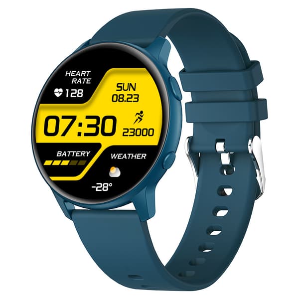 INF Elegant MX1 Smartklokke: Bluetooth-samtaler og treningssporing Blå