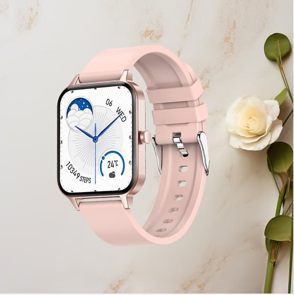 INF Bluetooth-samtal Smartwatch med hälsoövervakning Guld