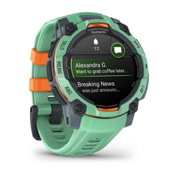 Smartklocka GARMIN Instinct 3 AMOLED Svart Grön 1,2" 45 mm Ø 45 mm (3 antal)