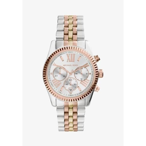 Damklocka - MICHAEL KORS Lexington MK5735 - Kvarts - Stålarmband - Silver/Guld
