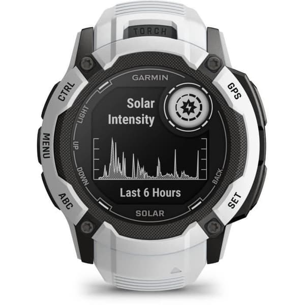 Ansluten GPS-klocka - GARMIN - Instinct 2X Solar White