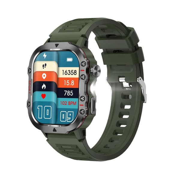 INF G21 Smartwatch: Din sundheds- og fitnessledsager Grøn