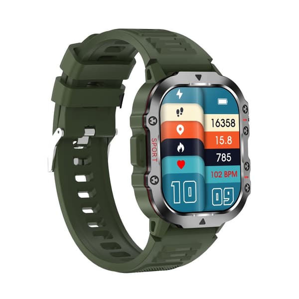 INF G21 Smartwatch: Din sundheds- og fitnessledsager Grøn