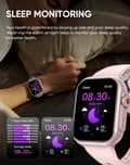 Miniatyrbillede 2 af 6: INF G20 Smartwatch: Din sundheds- og fitnessledsager Lyserød