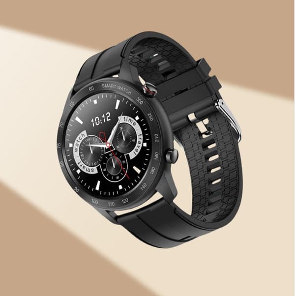 INF Snygg Svart MX5 Smartwatch med Bluetooth-samtal
