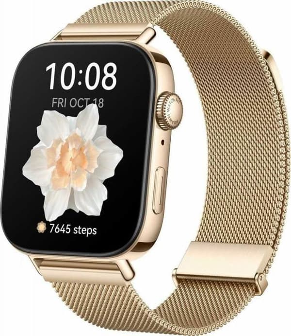 Bluetooth-klocka - smartklocka - Huawei smartklocka - 55020CYJ - Watch Fit 3 Elegant Gold ()