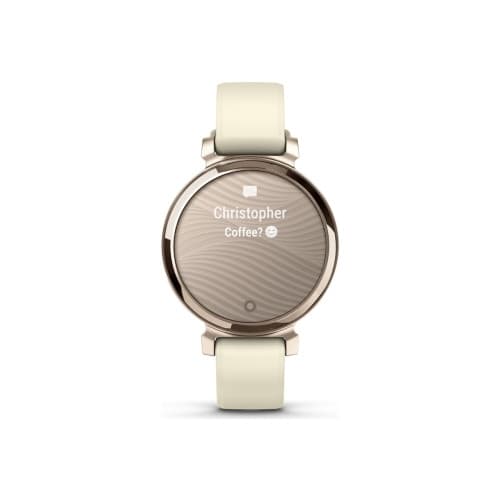 Garmin Lily 2 - cream gold - smart klocka med band - coconut