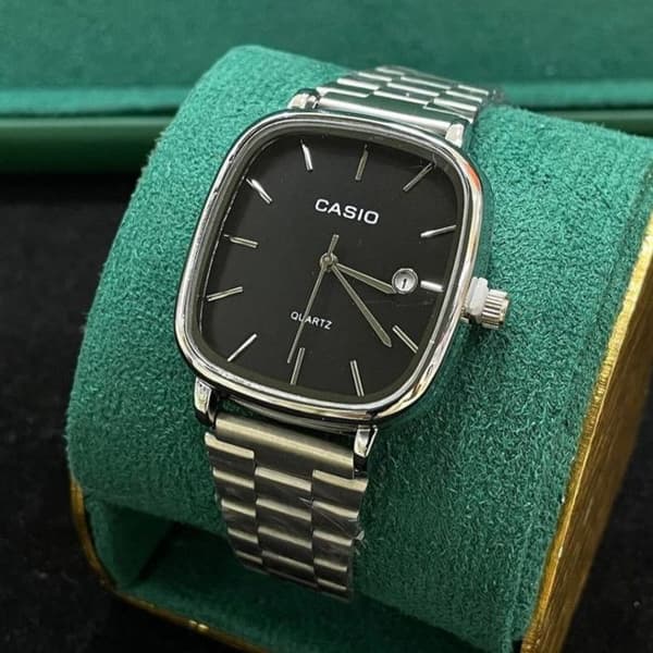 Klocka - CASIO - MTP-V001D-1 - 45mm - Stål - Vattentålighet 3 Atm