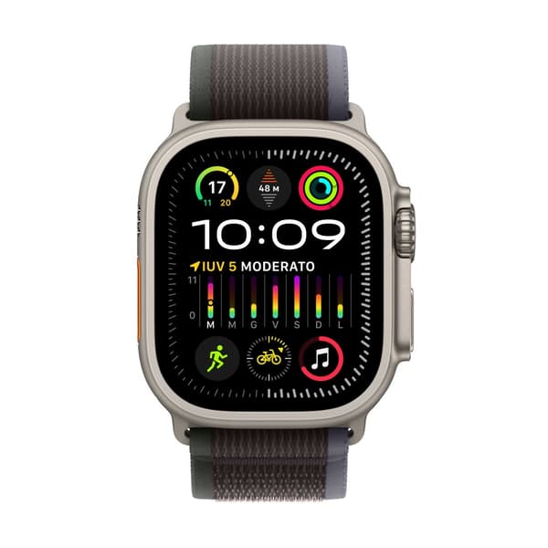 APPLE Watch Ultra 2 49mm Titanium Blue/Black Trail M/L MRF63NF/A