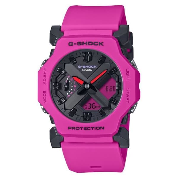 Casio Watch - Dam - GA-2300-4AER - Vattentät 20 Atm - Rosa plastrem