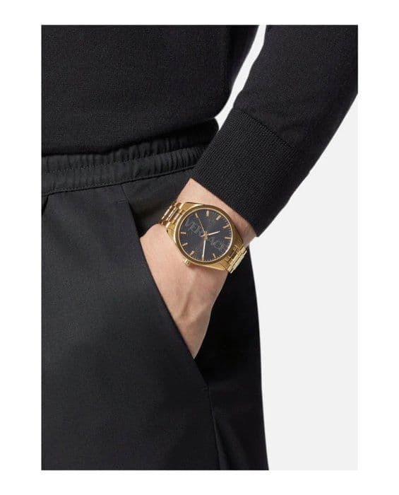 Versace herrklocka - VE3H00622 - Guld rostfritt stål - Vattentät 5 Atm