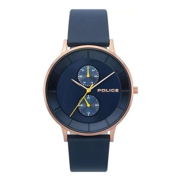 Berkeley Police herrklocka PL.15402JSR/03 - Quartz - Blått läderband