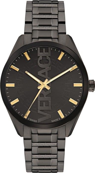 Versace herrklocka VE3H00522 - Svart rostfritt stål - 42 mm - 5 bar