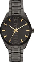 Miniatyrbild 3 av 4: Versace herrklocka VE3H00522 - Svart rostfritt stål - 42 mm - 5 bar