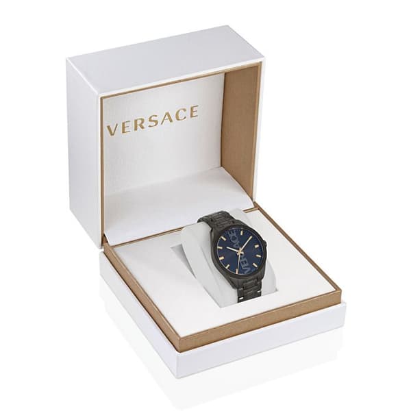 Versace herrklocka VE3H00522 - Svart rostfritt stål - 42 mm - 5 bar