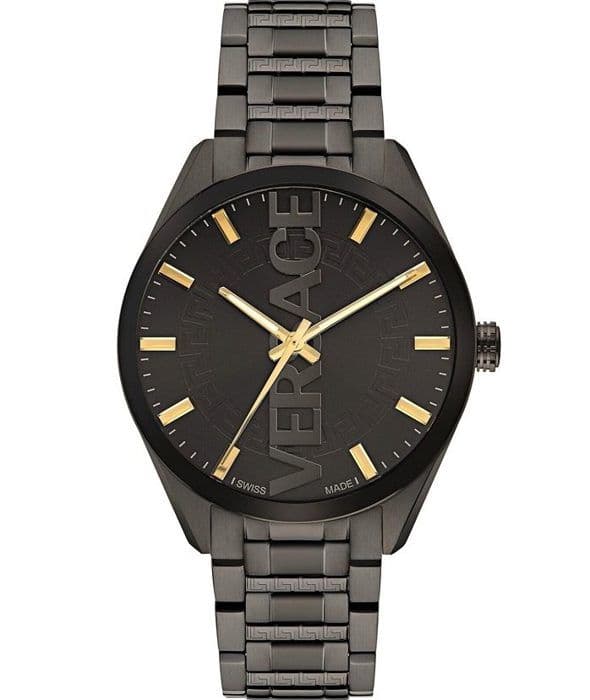Versace herrklocka VE3H00522 - Svart rostfritt stål - 42 mm - 5 bar