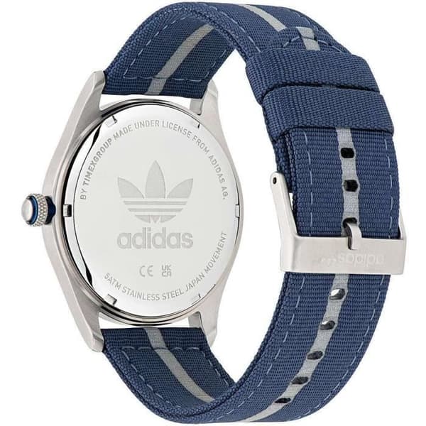 Adidas Klocka - Unisex - AOSY23041 - Blå Tyg - Vattentät 5 bar