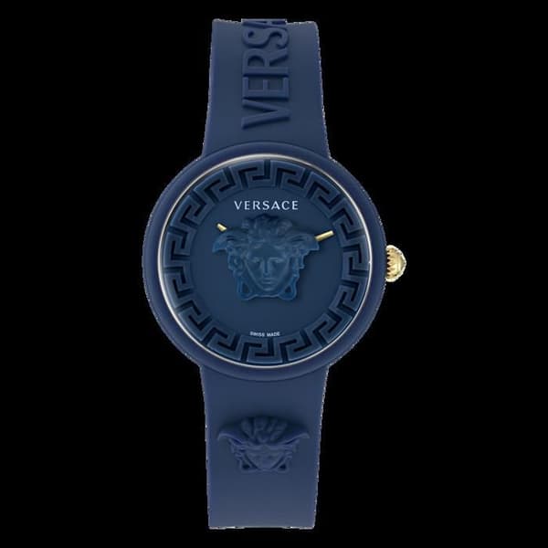 Versace Watch - Unisex - VE6G00623 - Blå silikonrem - Vattentålig till 5 bar