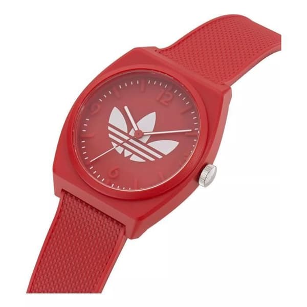 Klocka - Adidas - AOST23051 - Röd - Plast - 38mm - 5 bar