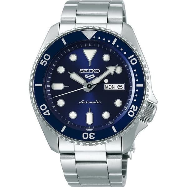 Klocka - SEIKO - 5 Sports Automatisk - SRPD51K1 - Vattentålig 10 ATM - Armband i svart stål