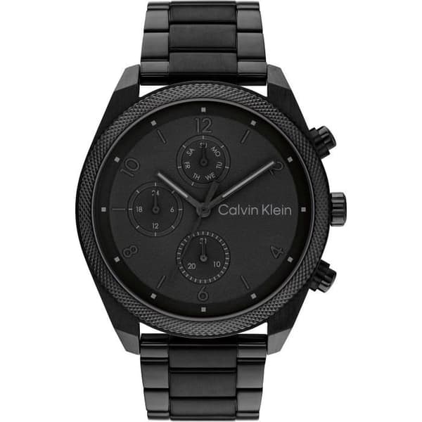 Klocka - Calvin Klein - 25200359 - Svart Stål - Vattentålighet 3 ATM - Chic Stil