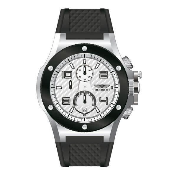 Bobroff herrklocka BF1002M20 (43 mm) - Quartz - Alfanumerisk - Vuxen - Herr - Bobroff