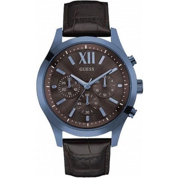 Herrur - GUESS - ELEVATION W0789G2 - Kvarts - Läder - Chronograf