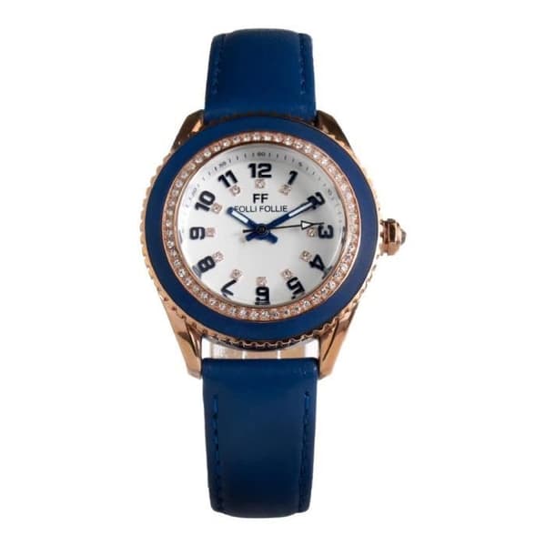Damklocka - Folli Follie - WF1B032SSU - Läder - Vattentålighet 5 ATM - Ø 36 mm